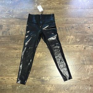 Knix leather look Birds Papaya Legging